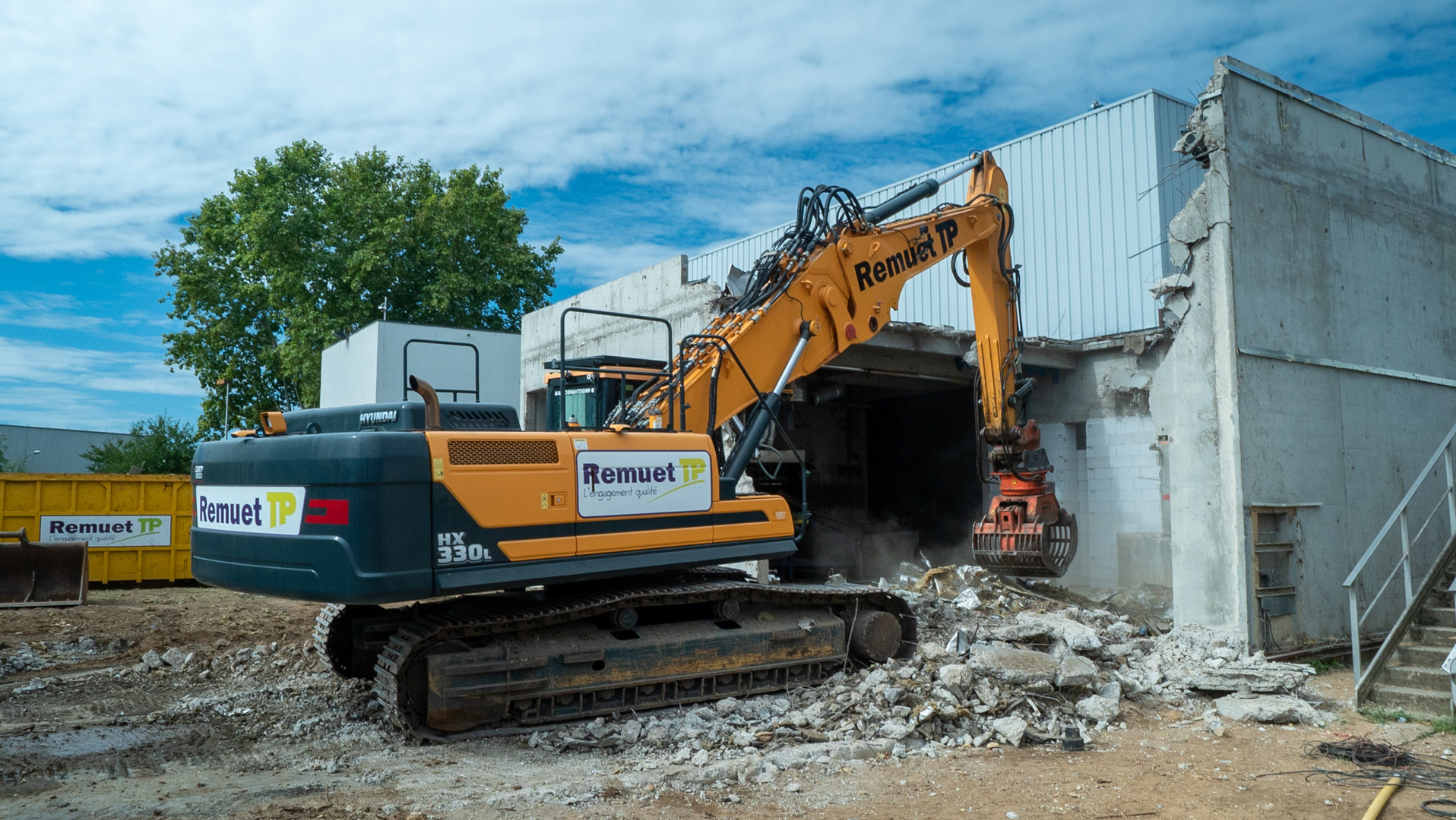 ZONE BATIMENT EX-SECHEUR<br />Déconstruction du bâtiment et des équipements