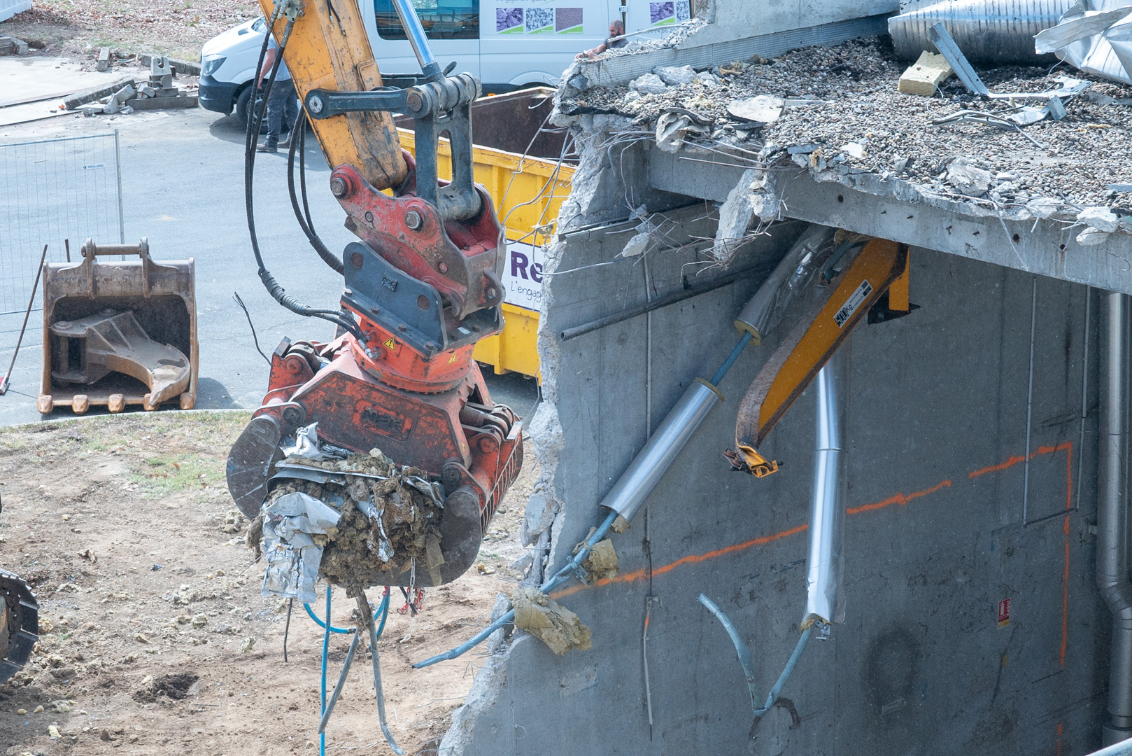 ZONE BATIMENT EX-SECHEUR<br />Déconstruction du bâtiment et des équipements