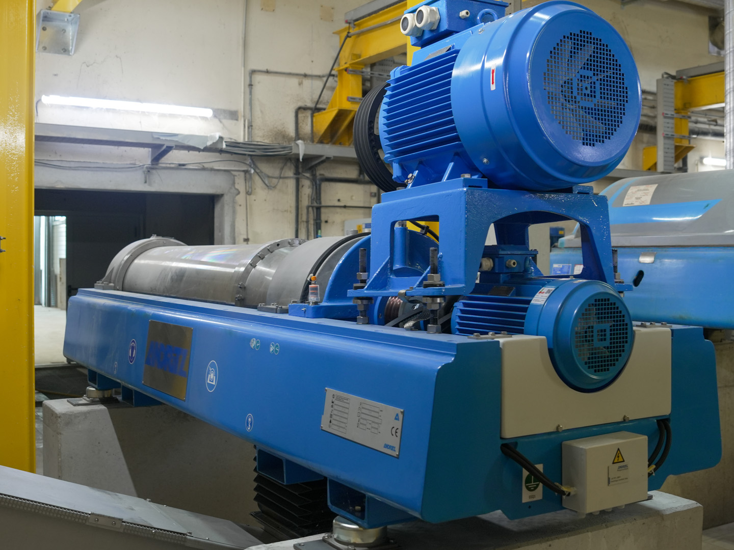 DÉSHYDRATATION DES BOUES<br />Nouvelle centrifugeuse