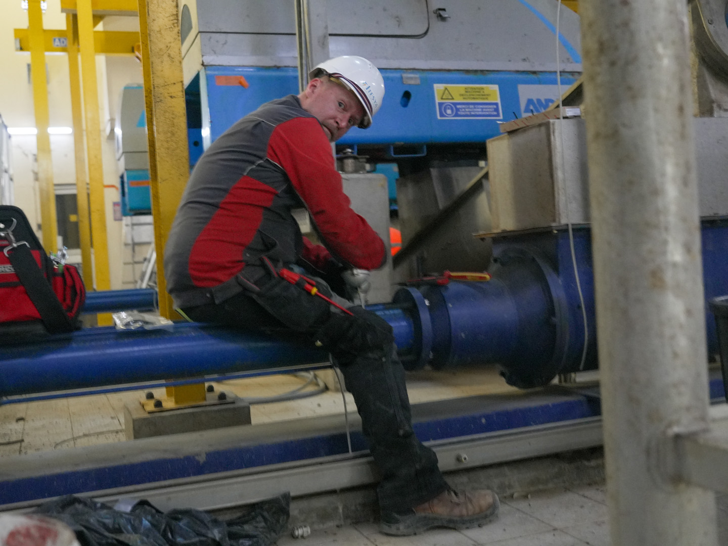 DÉSHYDRATATION DES BOUES<br />Intervention centrifugeuse